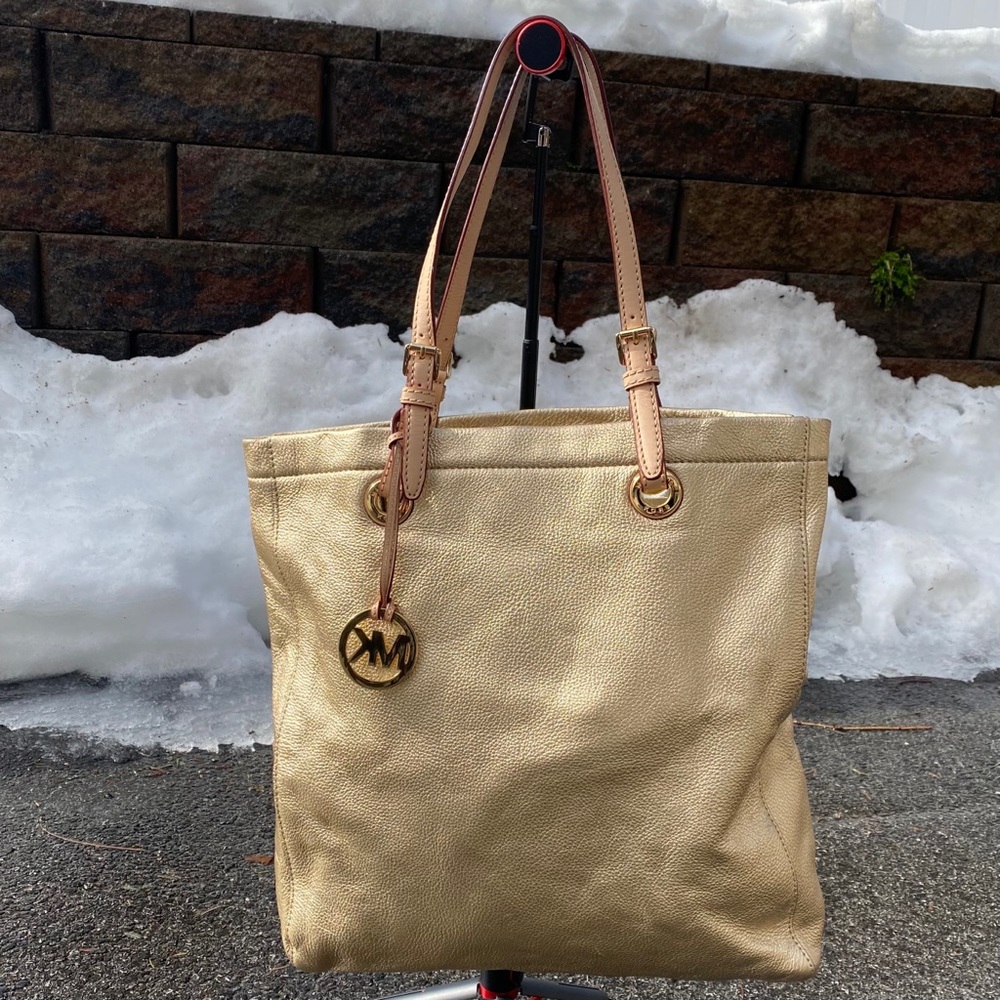 Michael Kors Metallic Gold Tote